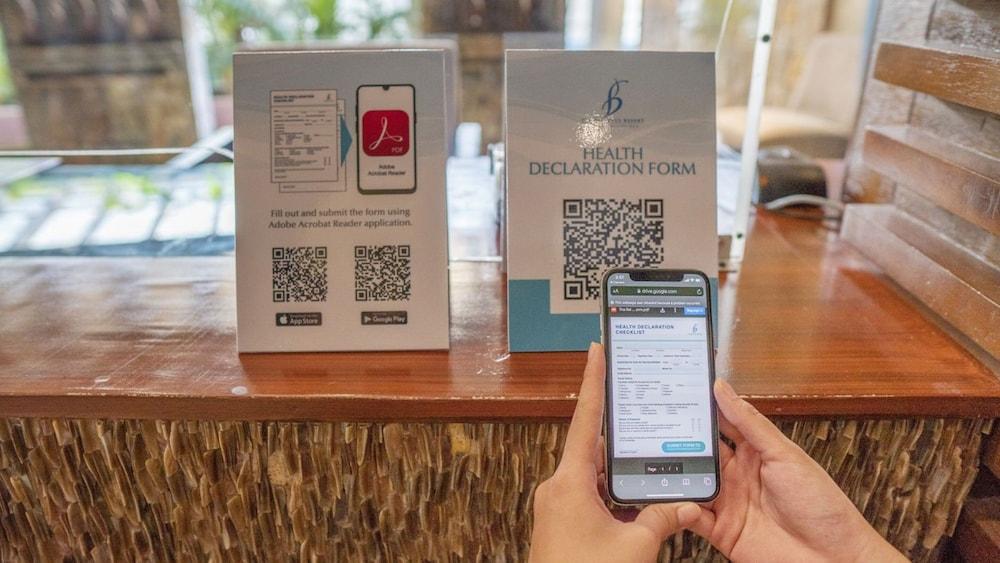 The Bellevue Resort Panglao Exterior photo QR code check-in system